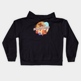 No Bad Days - Retro Hawaiian Summer Kids Hoodie